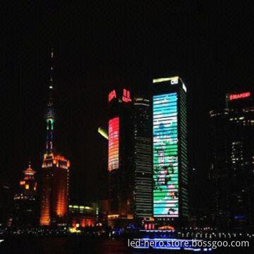 LED Curtain Display, Beautiful New Design, Good Transparency, Light Weight, Easy to Install and Move